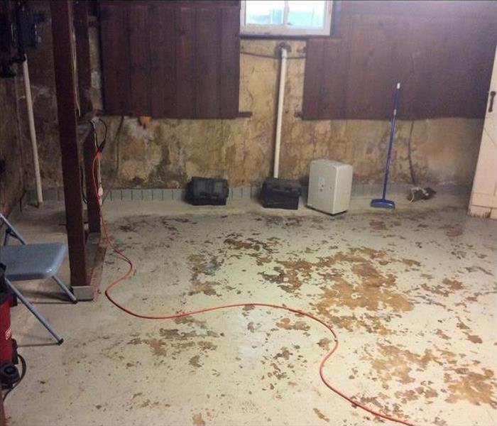 Water removed from basement flood